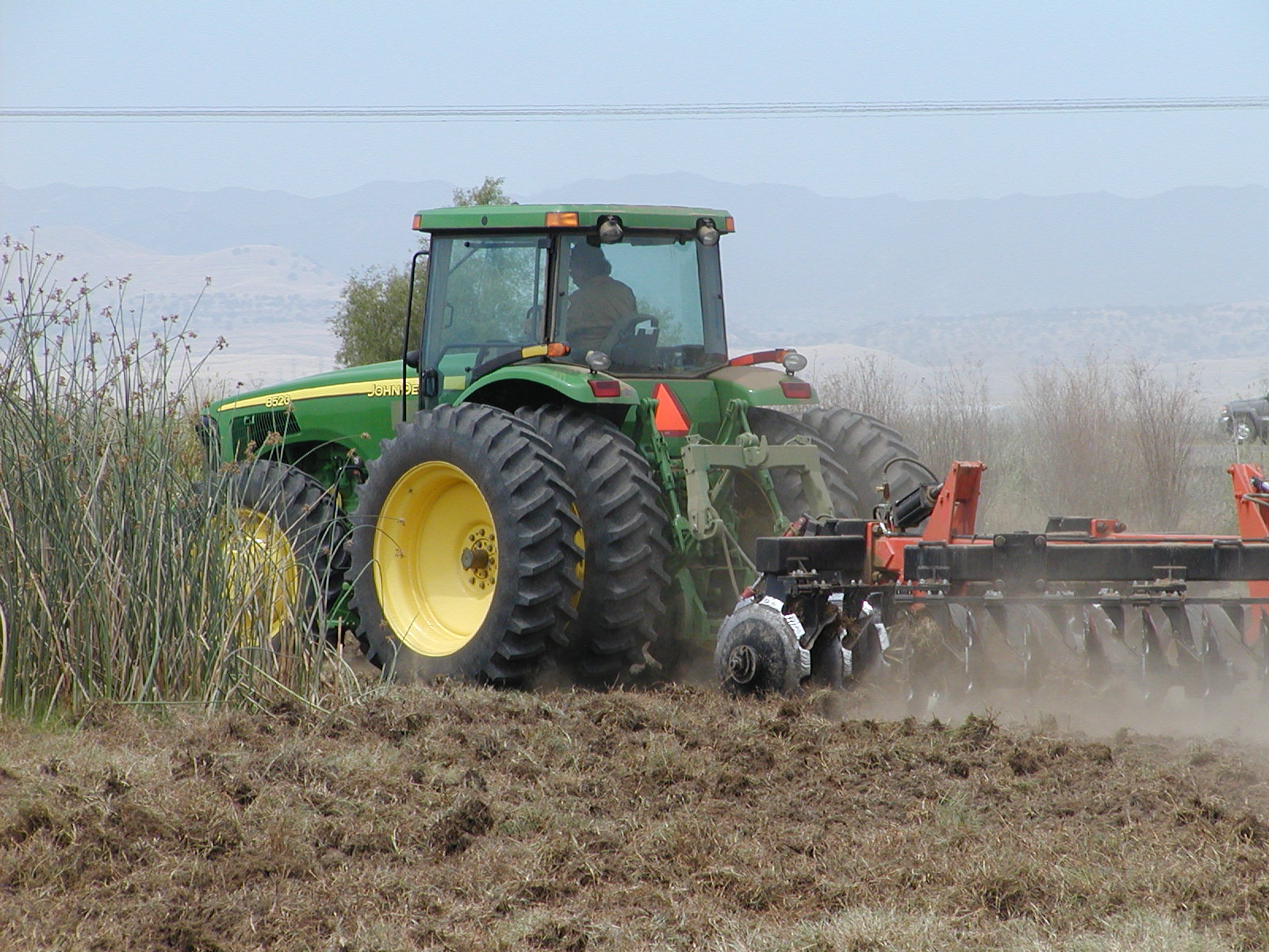 Tractor disking at Sacramento National Wildlife Refuge Complex FWS.gov